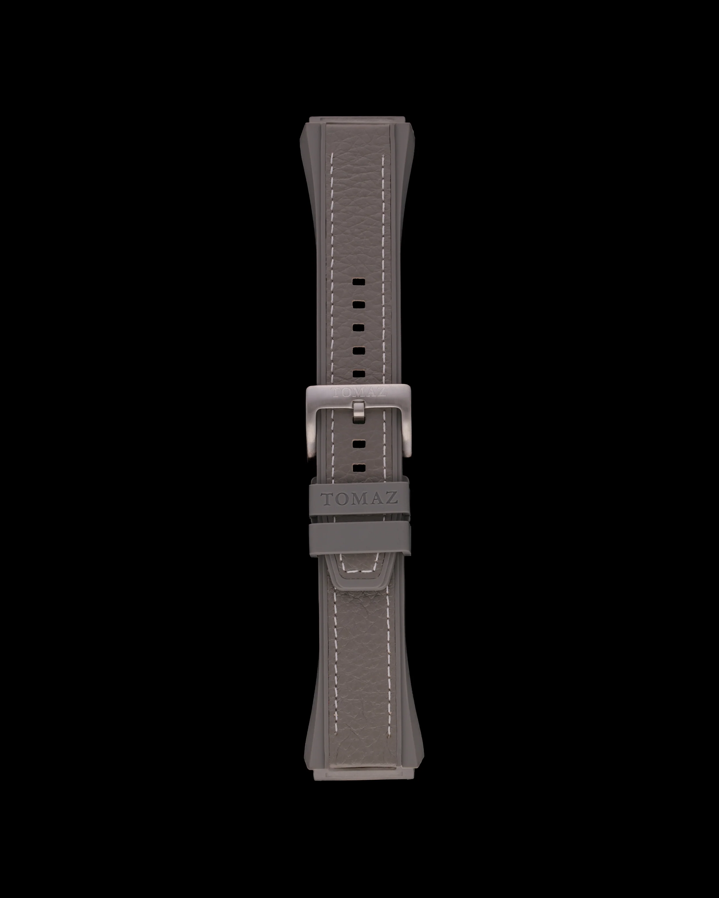 Tomaz STQ030B 26mm Lychee Leather & Silicone Watch Strap – Fits TQ030 - Image 3