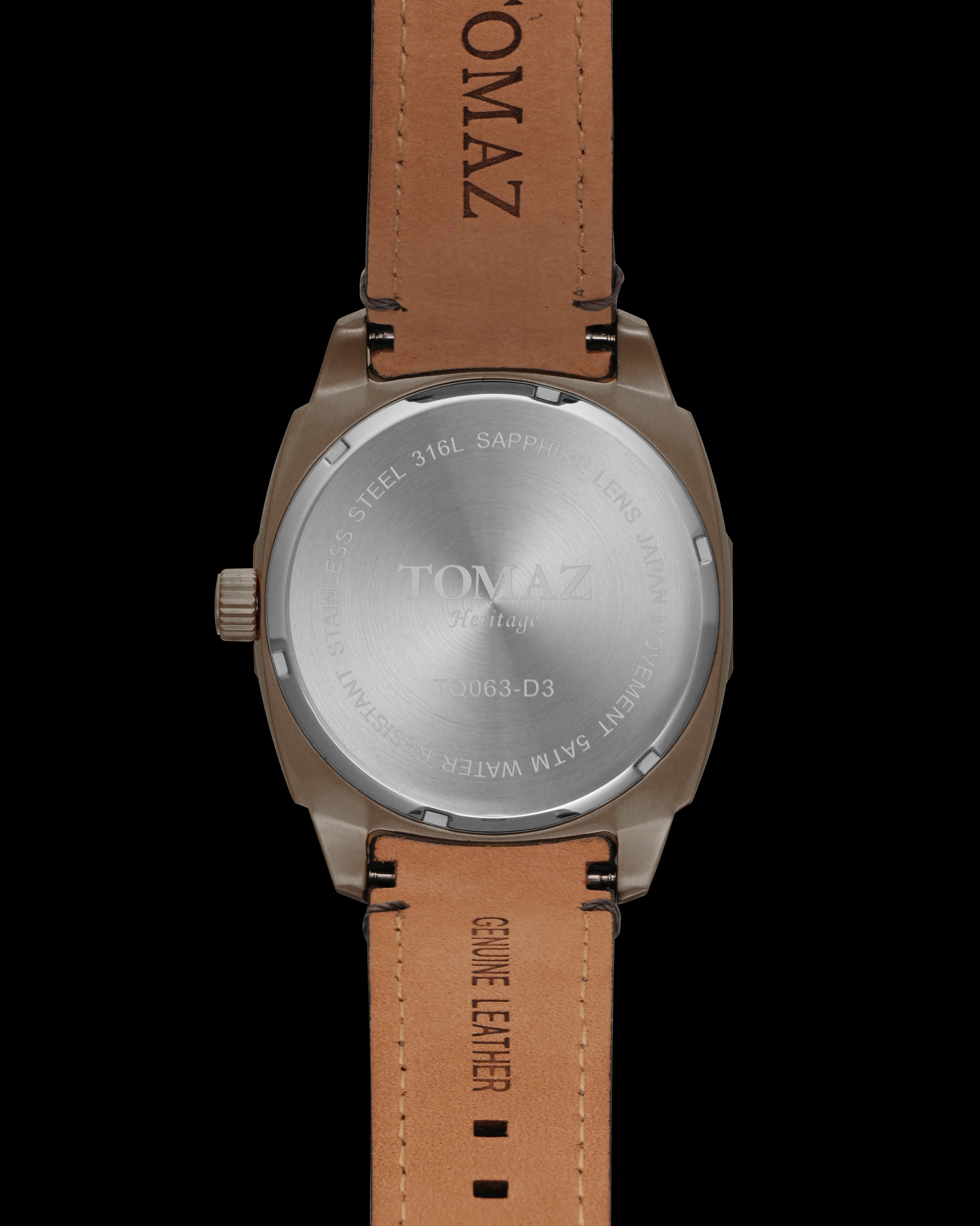 Tomaz TQ063-D3 Heritage Quartz Watch – Vintage Edition - Image 2