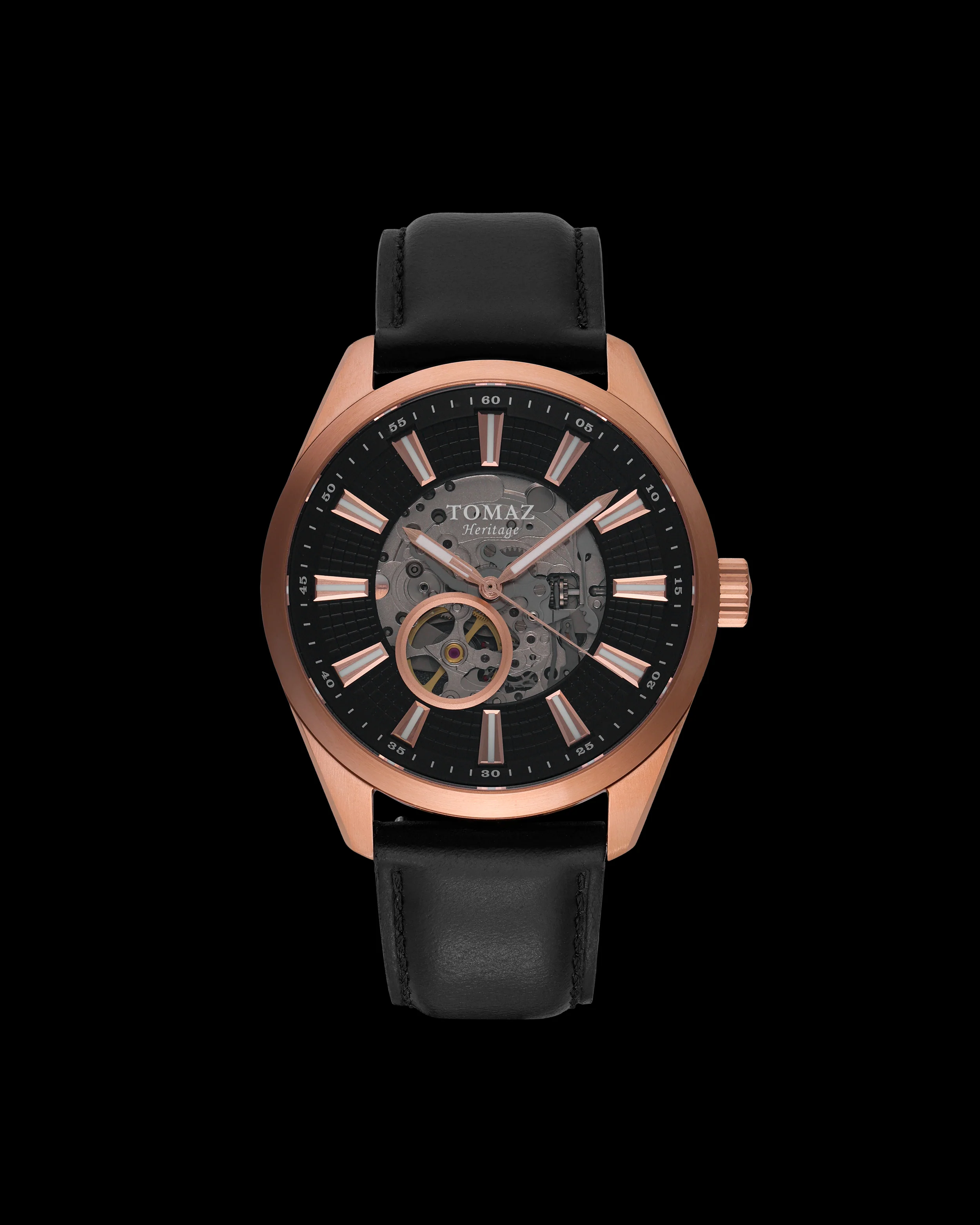Tomaz TW007C-CD5 Heritage Men’s Watch – Leather Strap