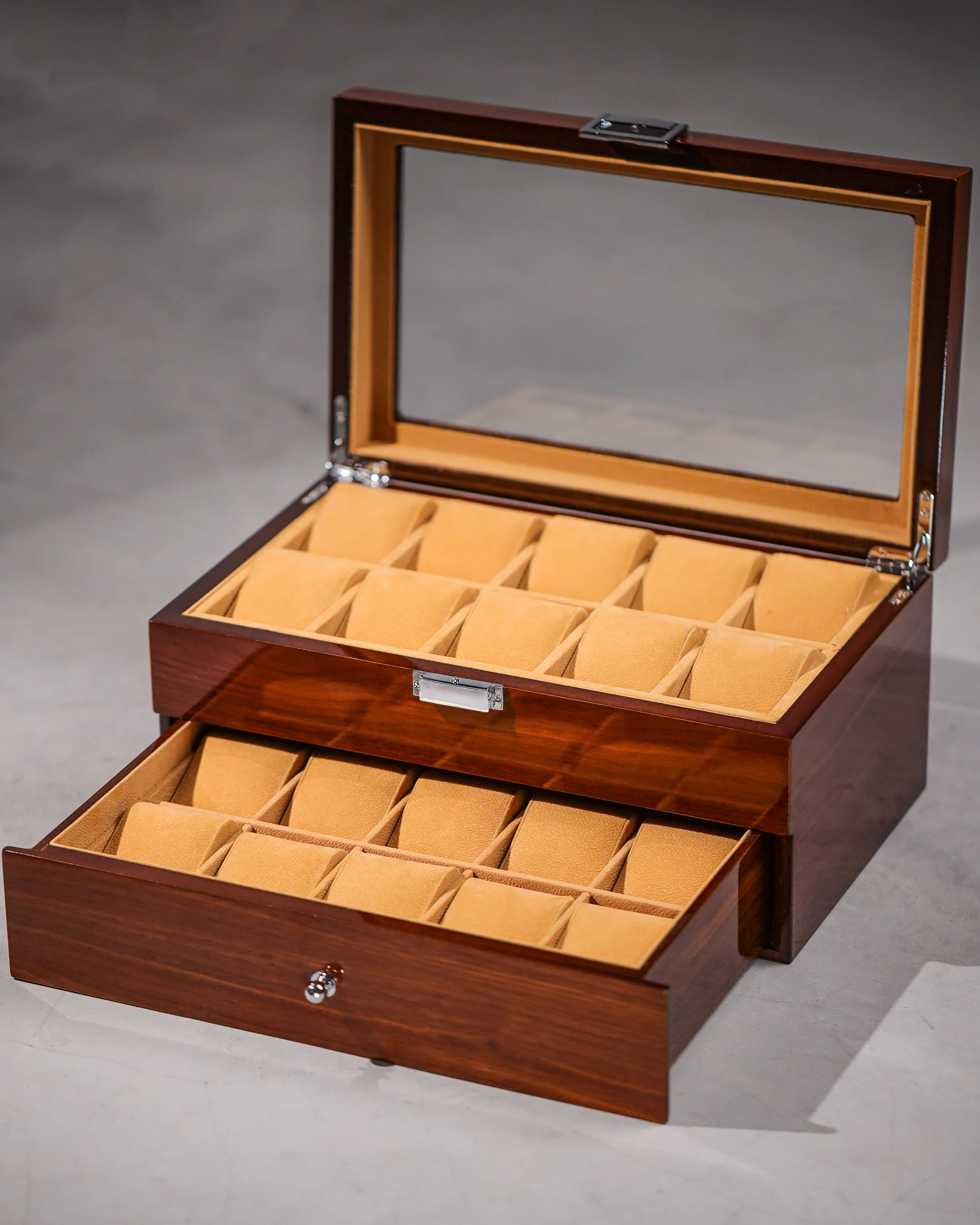 Tomaz TWBS01-20 Watch Box (Brown) - Image 2