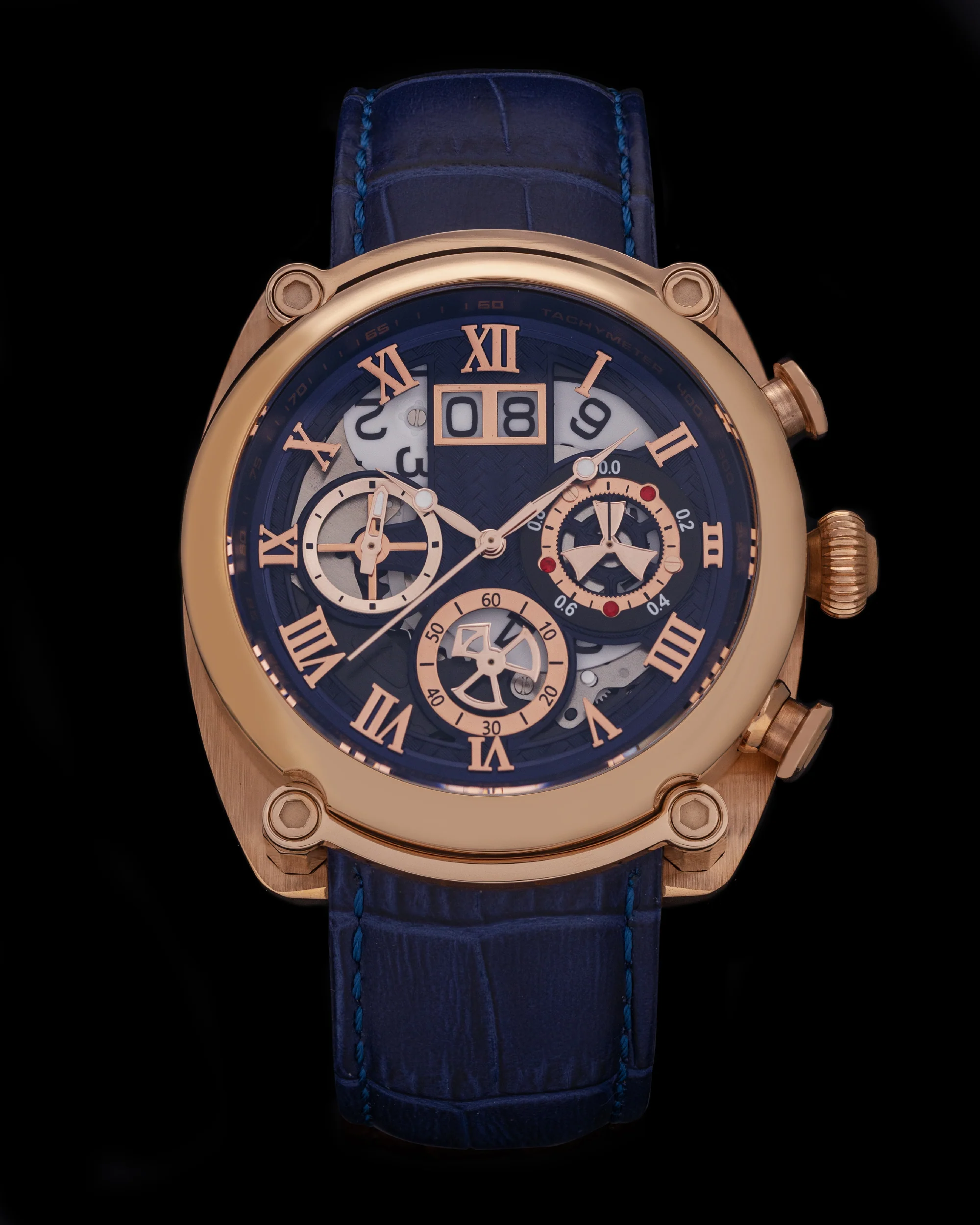 Tomaz Xavier TW026-D4 Watch – Leather Strap