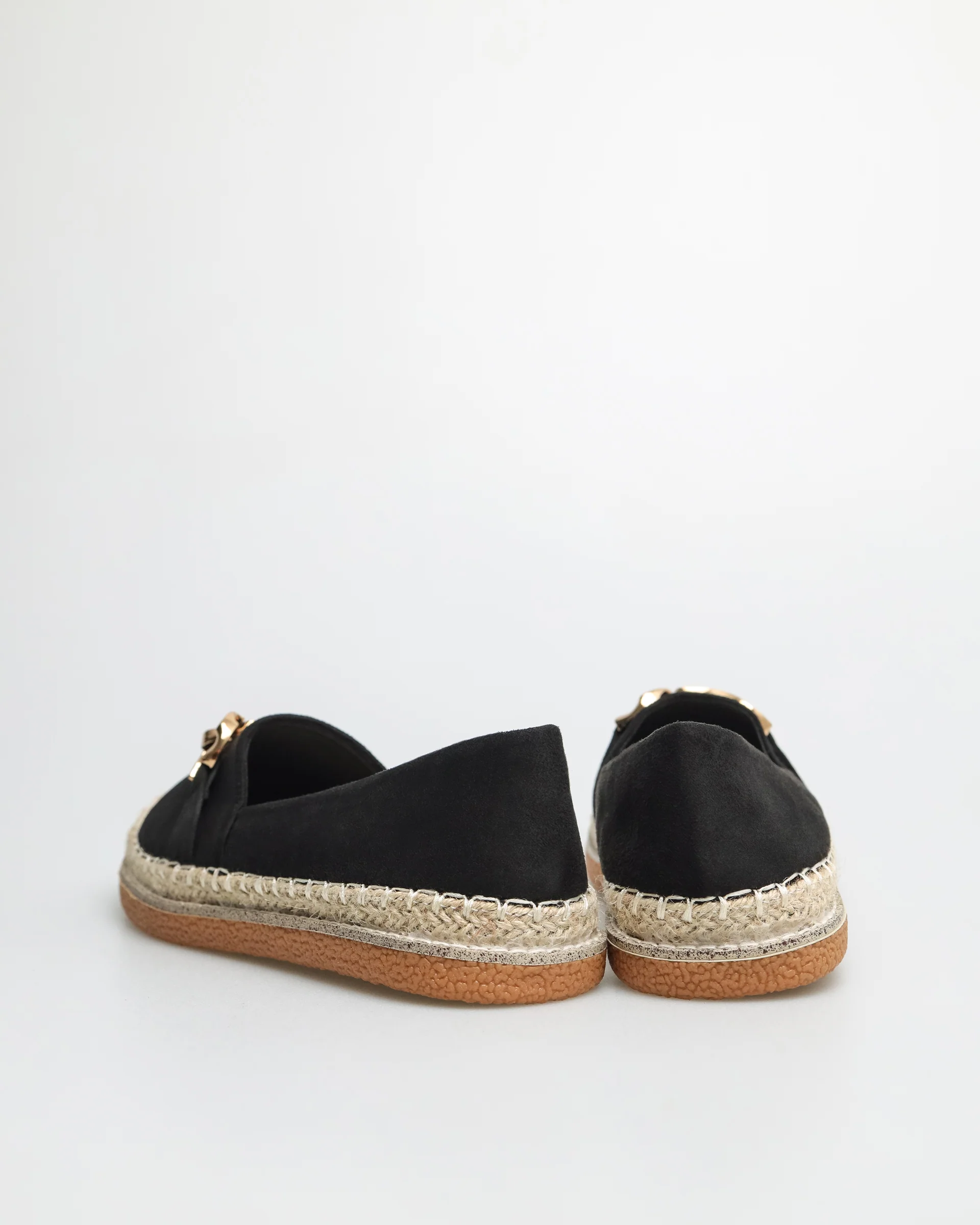 Tomaz YX147 Ladies Espadrille Buckle Flats - Image 3