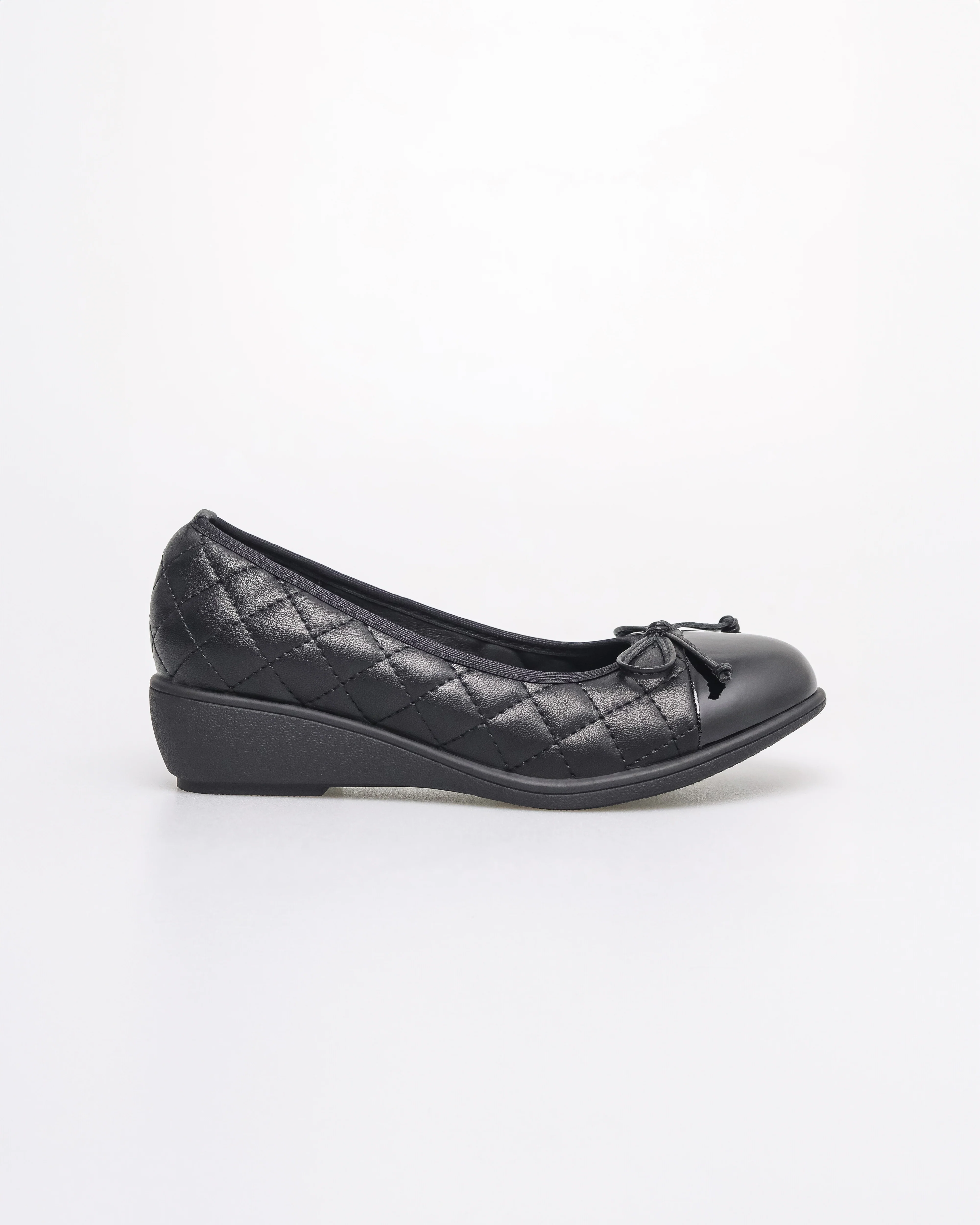 Tomaz YX186 Ladies Ribbon Quilted Flats - Image 5